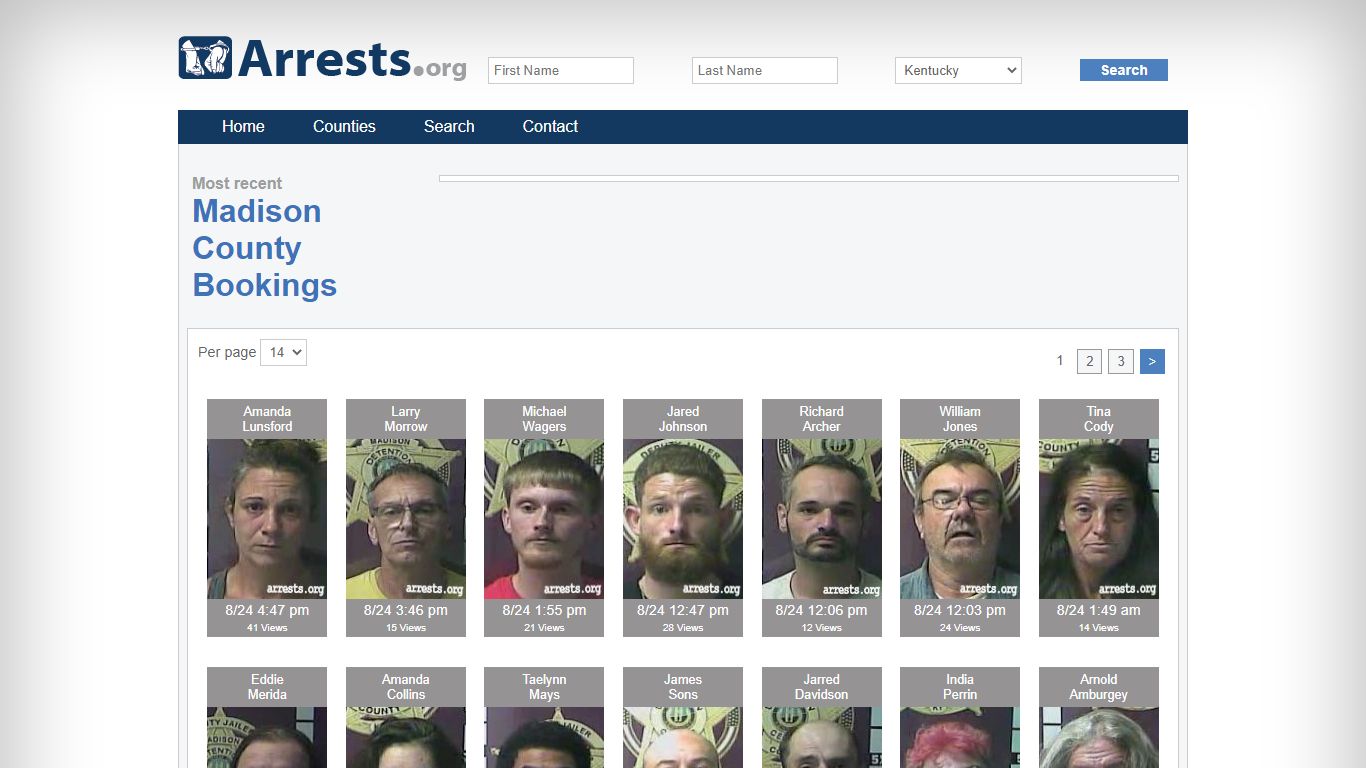 Madison County Arrests and Inmate Search